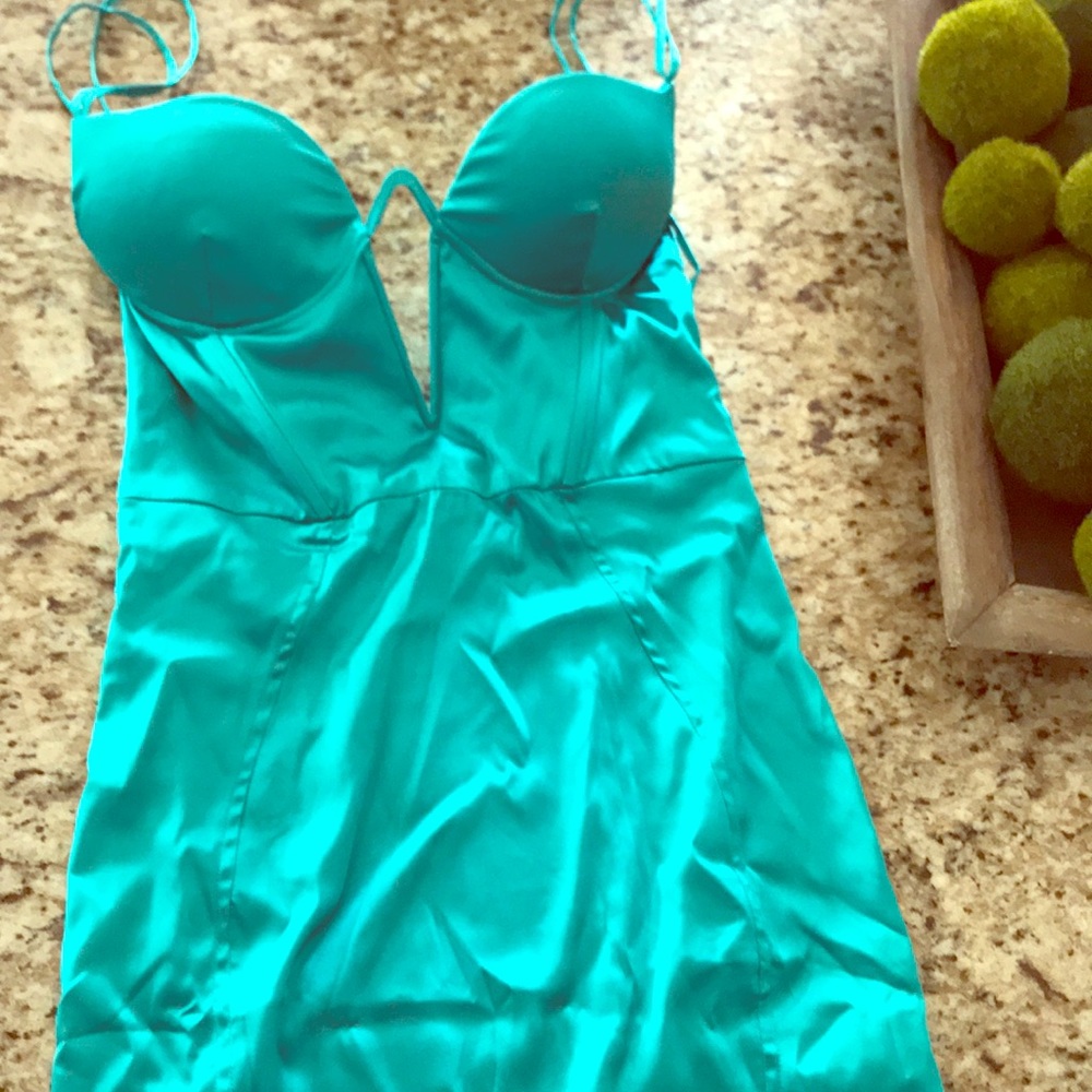 NEWneverworeOh Polly double life Turquoise size 6